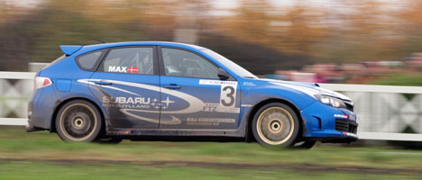 Max Christensen og Dorthe Ravn har fundet et højt konkurrencetempo i hatch back-versionen af Subaru Impreza WRX’eren